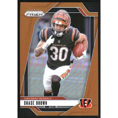 2024 Panini Prizm Prizms Orange #60 Chase Brown