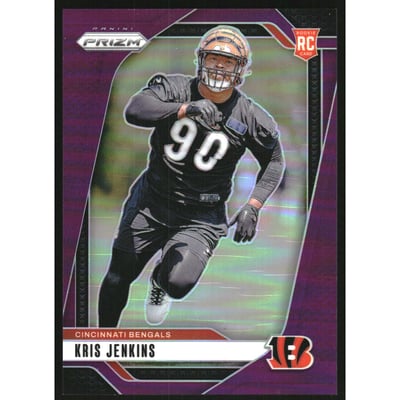 2024 Panini Prizm Prizms Purple #364 Kris Jenkins