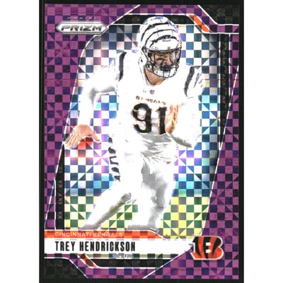 2024 Panini Prizm Prizms Purple Power #59 Trey Hendrickson