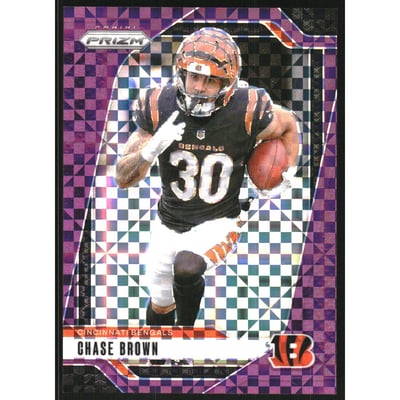 2024 Panini Prizm Prizms Purple Power #60 Chase Brown