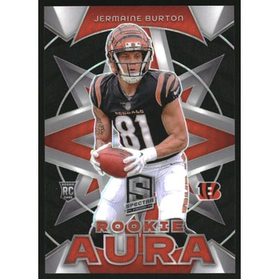 2024 Panini Spectra Rookie Aura #17 Jermaine Burton