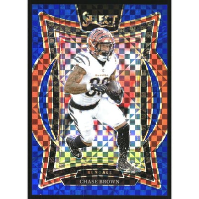 2024 Select Prizm Blue #18 Chase Brown/249