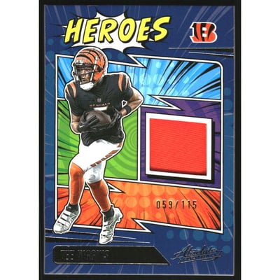 2025 Absolute Absolute Heroes Memorabilia #15 Tee Higgins