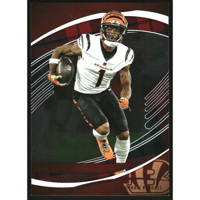 2025 Absolute Red and Green #74 Ja'Marr Chase