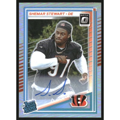 2025 Donruss Optic Rated Rookies Autographs Holo #260 Shemar Stewart