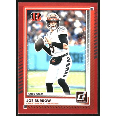 2025 Donruss Press Proof Red #214 Joe Burrow