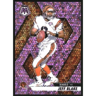 2025 Panini Mosaic Mosaic No Huddle Pink #127 Jeff Blake
