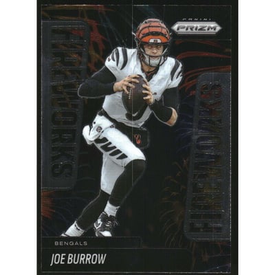 2025 Panini Prizm Fireworks #25 Joe Burrow