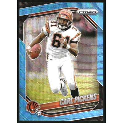 2025 Panini Prizm Prizms Blue Wave #152 Carl Pickens