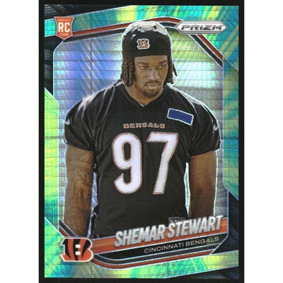 2025 Panini Prizm Prizms Hyper #344 Shemar Stewart