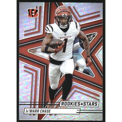 2025 Rookies and Stars Preferred #56 Ja'Marr Chase