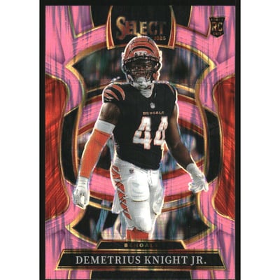 2025 Select Prizm Pink Shock #58 Demetrius Knight Jr.