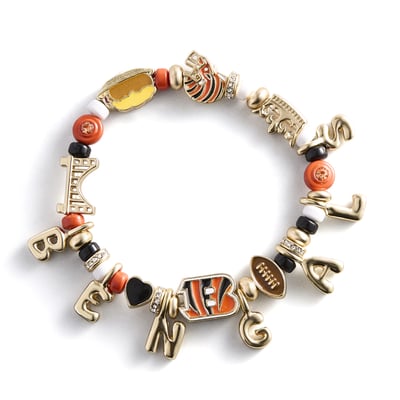 Cincinnati Bengals BaubleBar Motif Beaded Bracelet

