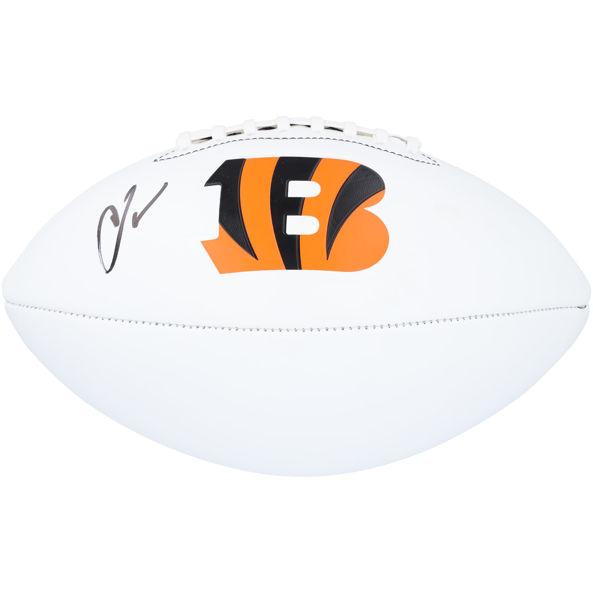Chad Johnson Cincinnati Bengals Autographed Franklin White Panel Football