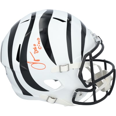 Chad Johnson Cincinnati Bengals Autographed Fanatics Authentic Riddell 2022 On-Field Alternate Speed Replica Helmet with "Ochocinco" Inscription 