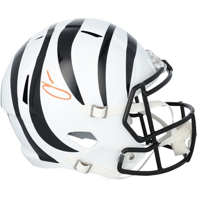 Chad Johnson Cincinnati Bengals Autographed Fanatics Authentic Riddell 2022 On-Field Alternate Speed Replica Helmet