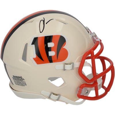 Chad Johnson Cincinnati Bengals Autographed Fanatics Authentic Riddell Retro Speed Mini Helmet  