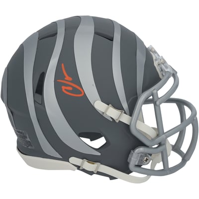 Chad Johnson Cincinnati Bengals Autographed Fanatics Authentic Riddell Slate Speed Mini Helmet  