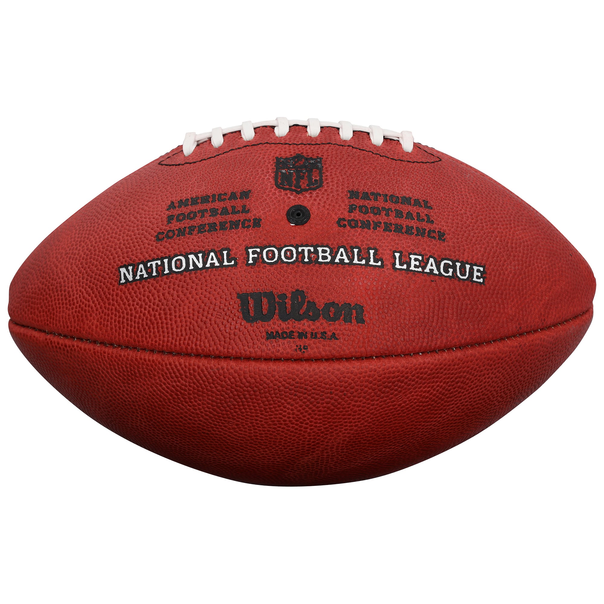 Ballon de football Wilson Duke en couleurs, autographié par Chad Johnson (Cincinnati Bengals), avec inscription « Ochocinco ».