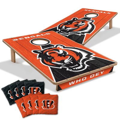 Cincinnati Bengals 2' x 3' Cornhole Game with Bags
