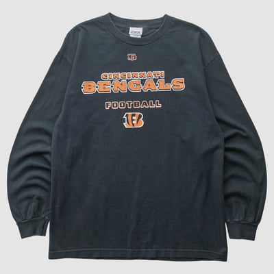 Cincinnati Bengals CSA 2000s Long Sleeve T-shirt - Black - M by Fanatics Real Vintage