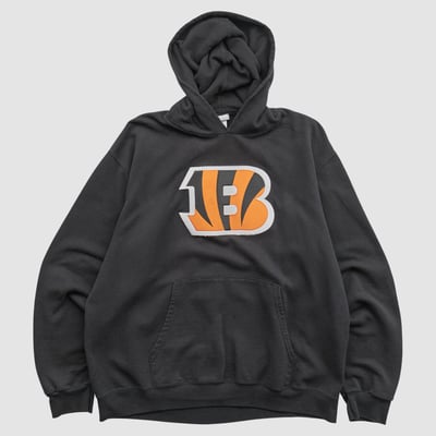 Cincinnati Bengals NFL 2000s Hooded Pullover Sweatshirt - Black - L by Fanatics Real Vintage
