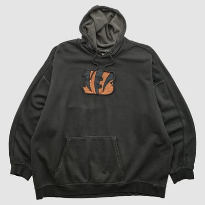 Cincinnati Bengals NFL 2000s Hooded Pullover Sweatshirt - Black - L by Fanatics Real Vintage