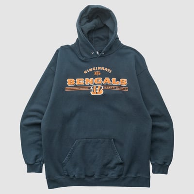 Cincinnati Bengals NFL 2000s Hooded Pullover Sweatshirt - Black - M by Fanatics Real Vintage
