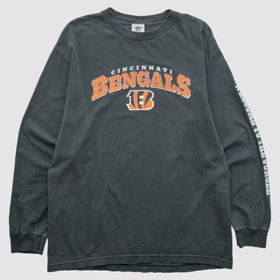 Cincinnati Bengals NFL 2010s Long Sleeve T-shirt - Black - S by Fanatics Real Vintage