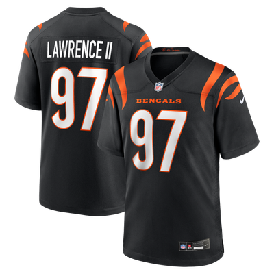 Camiseta de juego Nike de los Cincinnati Bengals - Negra - Dexter Lawrence II - Para hombre