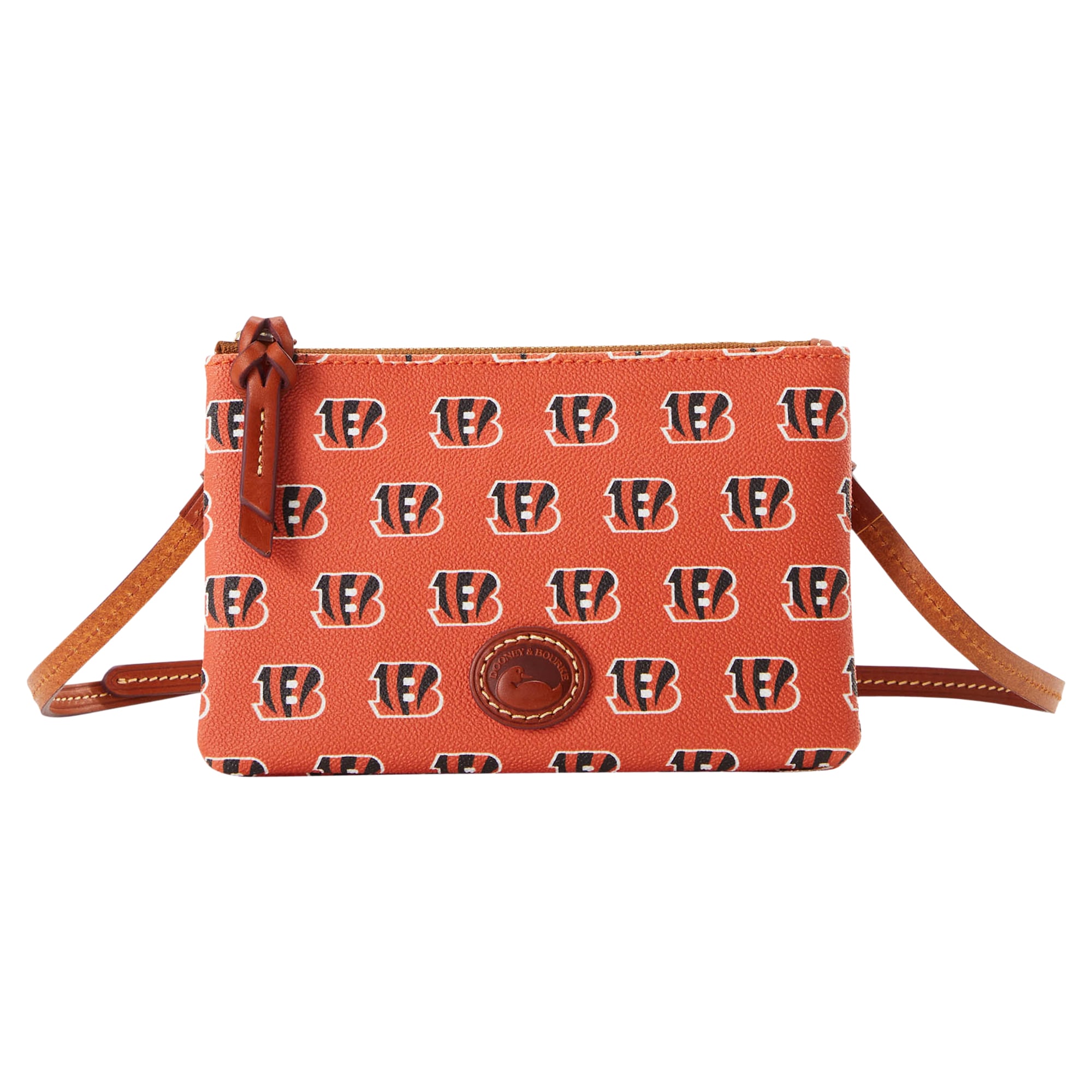 Dooney & Bourke Cincinnati Bengals Top Zip Crossbody Bag