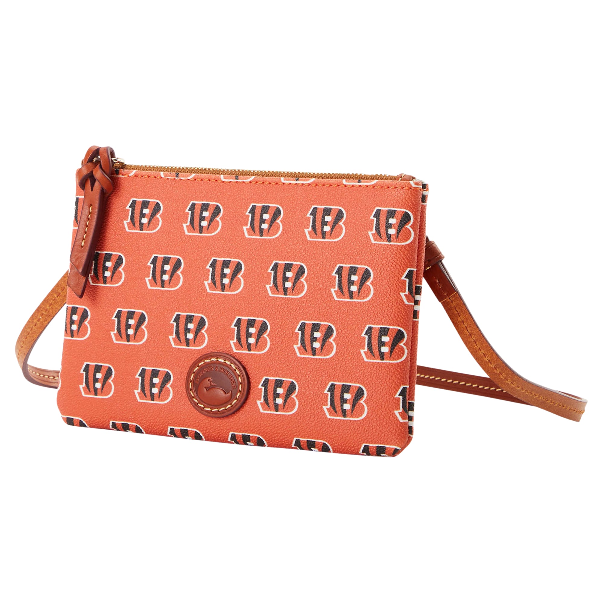 Dooney & Bourke Cincinnati Bengals Top Zip Crossbody Bag