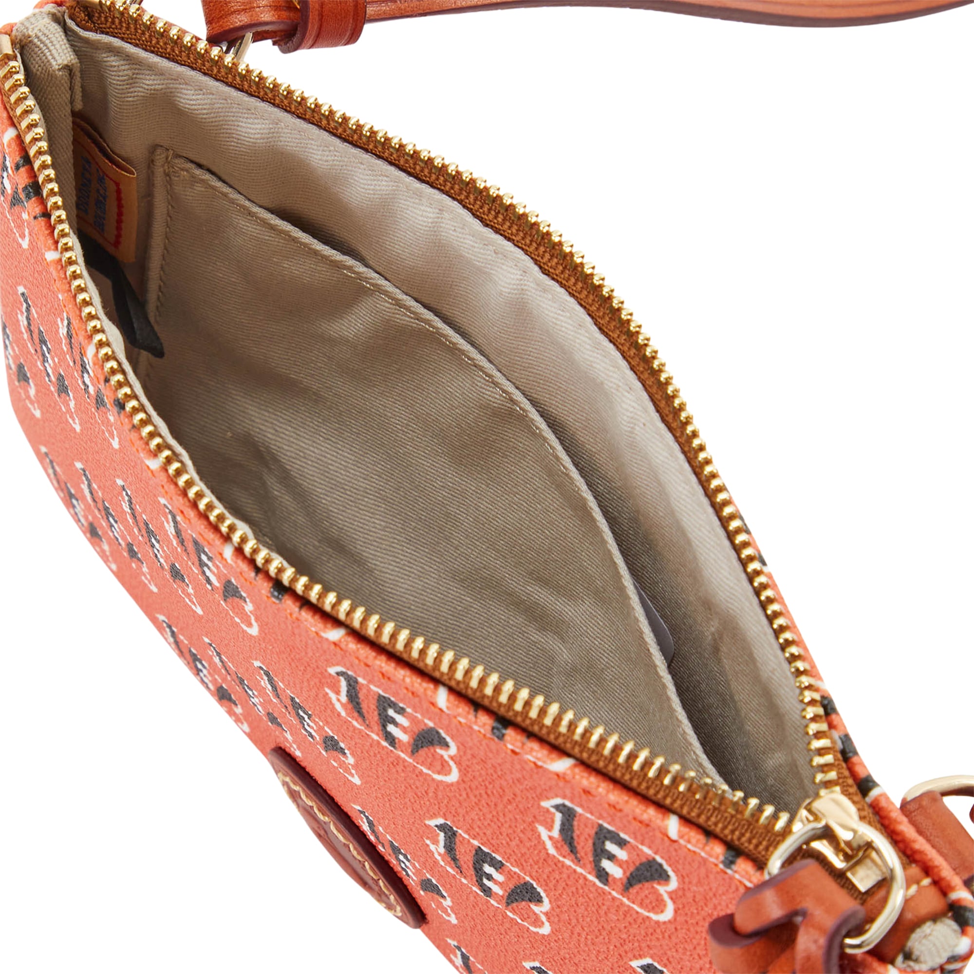 Dooney & Bourke Cincinnati Bengals Top Zip Crossbody Bag