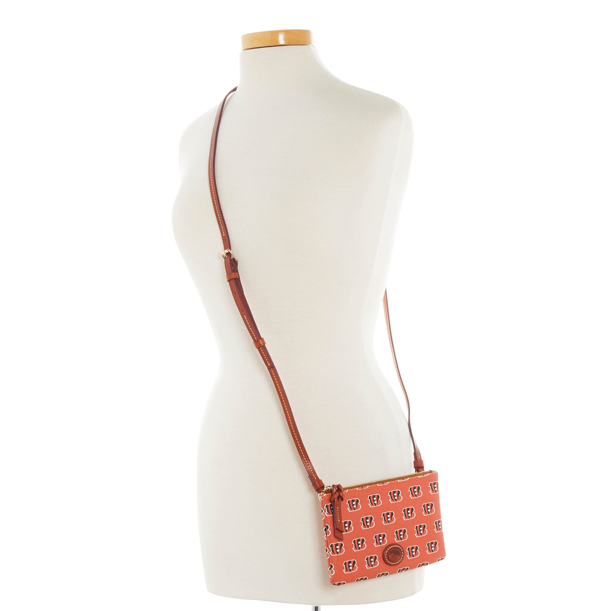 Dooney & Bourke Cincinnati Bengals Top Zip Crossbody Bag