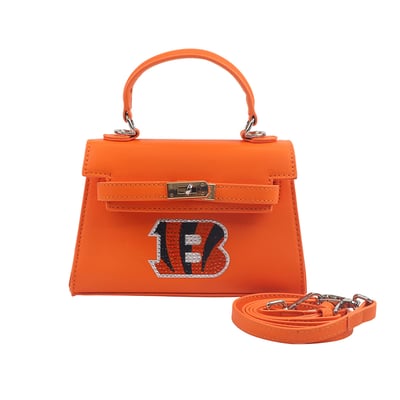 Cincinnati Bengals FABGATING by Cuce Team Color Vegan Leather Mini Purse