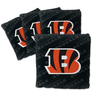 Cincinnati Bengals Fanpoint Four-Piece Cornhole Bag Set