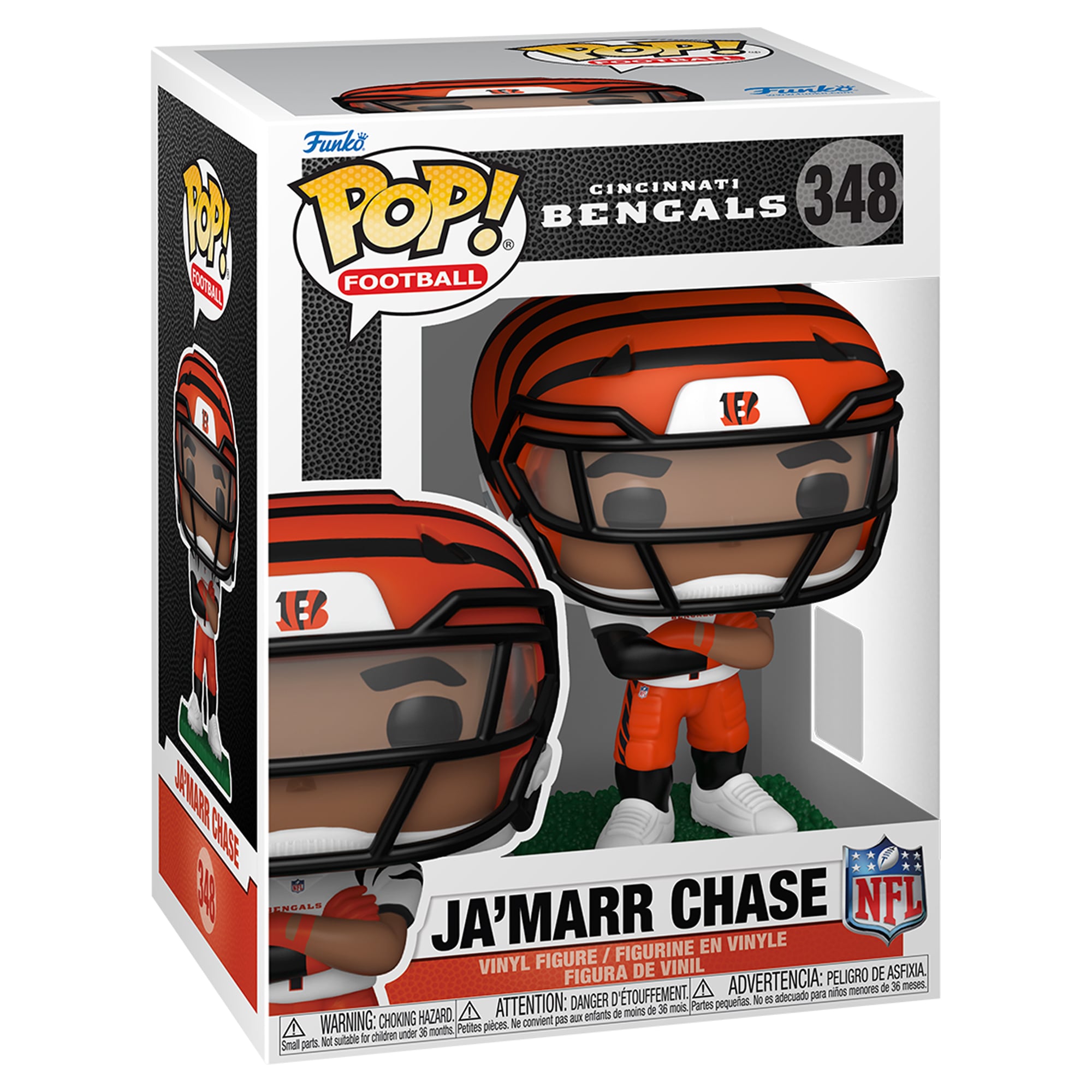 Figurine Funko Pop! Ja'Marr Chase des Bengals de Cincinnati
