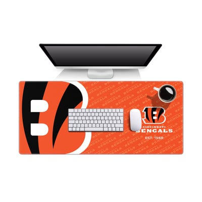 Cincinnati Bengals IDNA 15.7" x 35.4" Logo Series Desk Pad