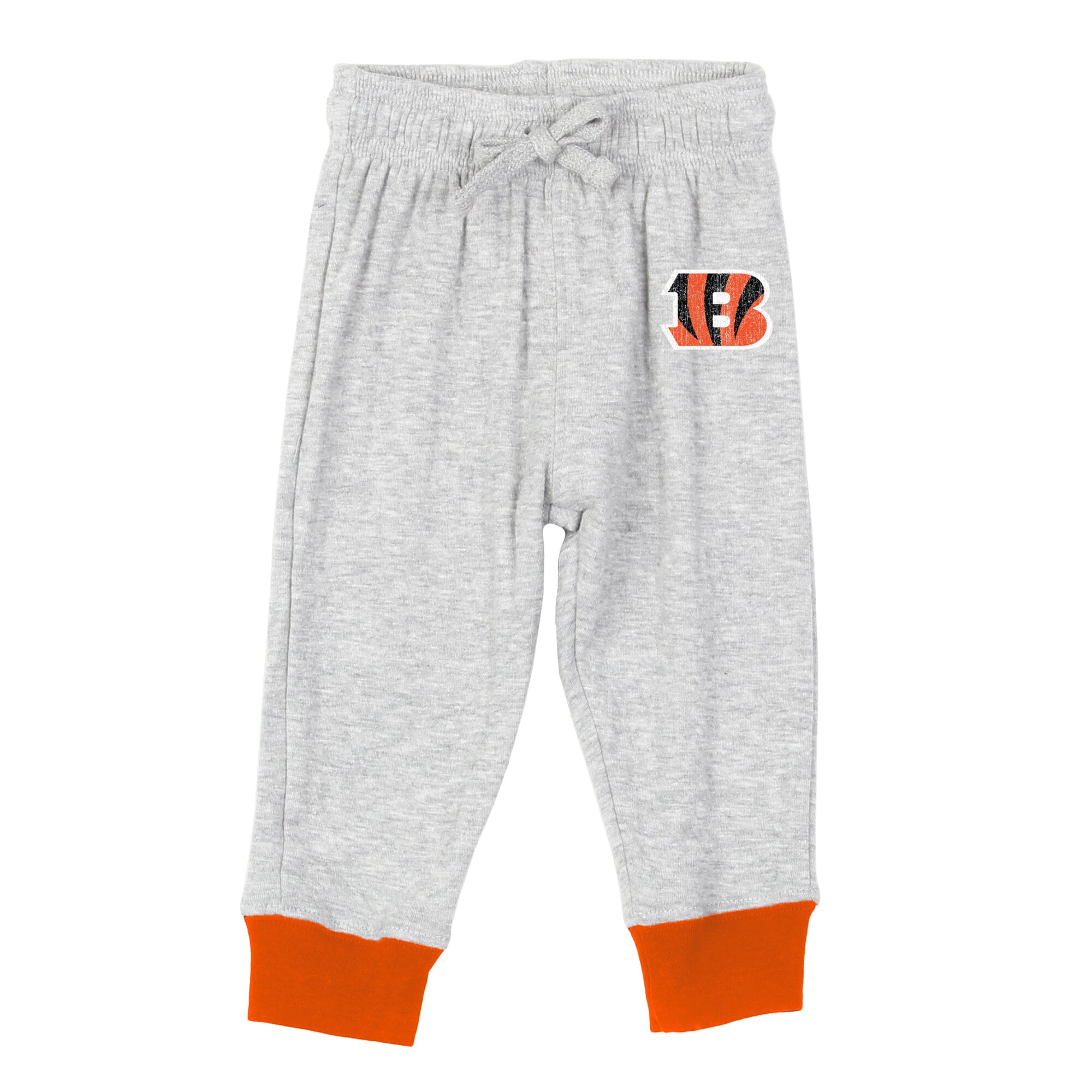 Ensemble body à manches longues et pantalon pour bébé Wes & Willy Heather Gray Cincinnati Bengals Jie Hopper