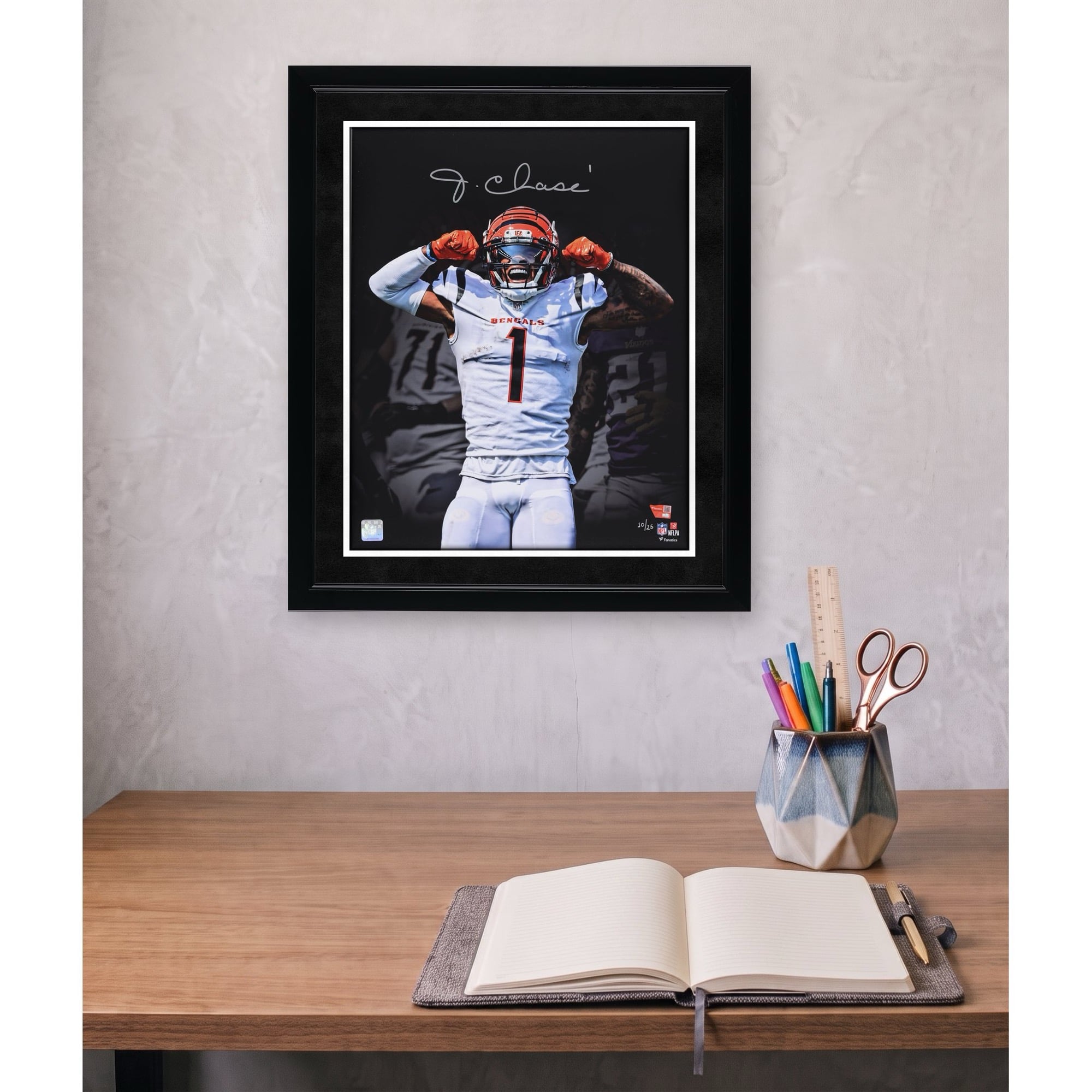Ja'Marr Chase Cincinnati Bengals Autographed 16" x 20" Unleashed Photograph - Limited Edition of 25