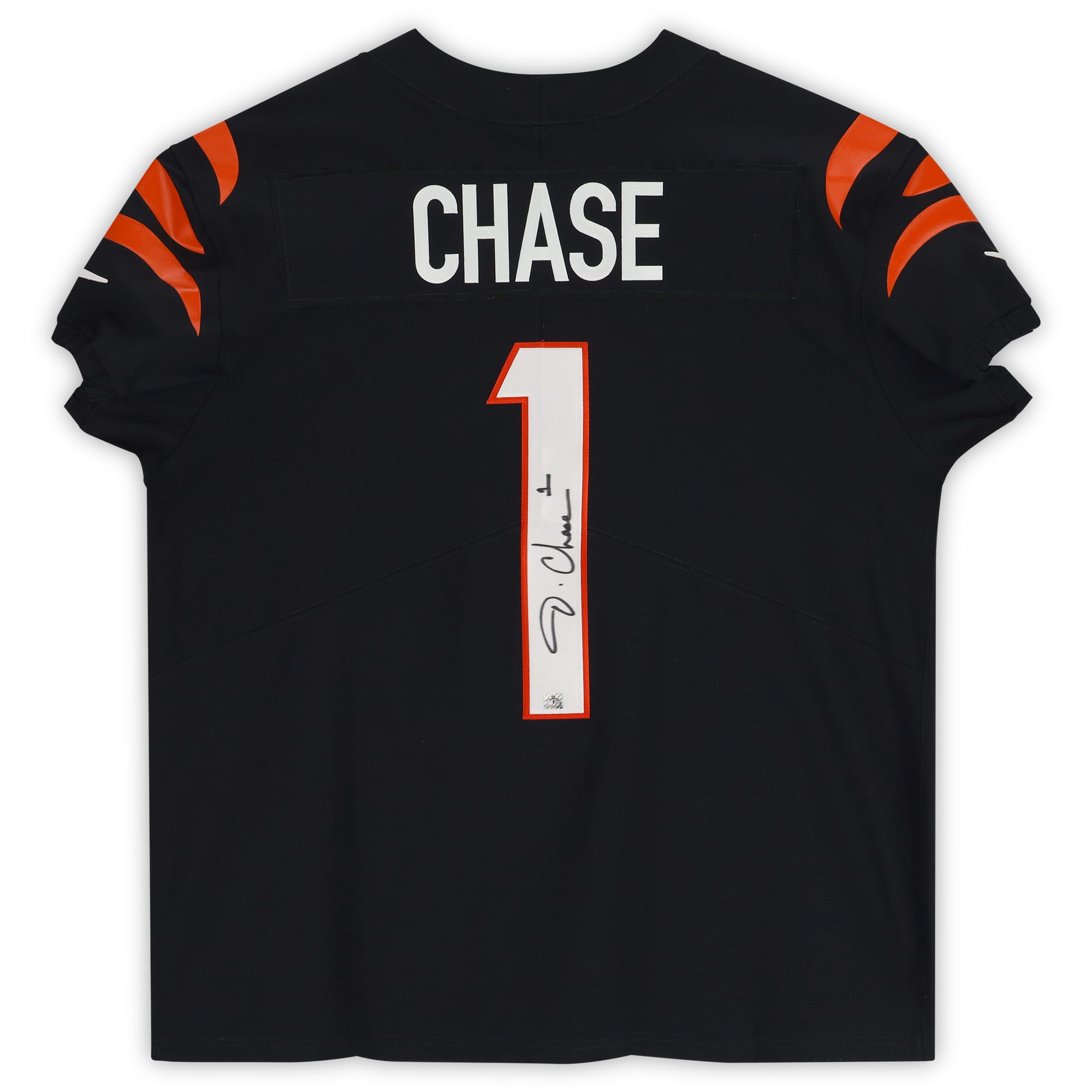 Ja'Marr Chase Cincinnati Bengals Autographed Nike Black Elite Jersey