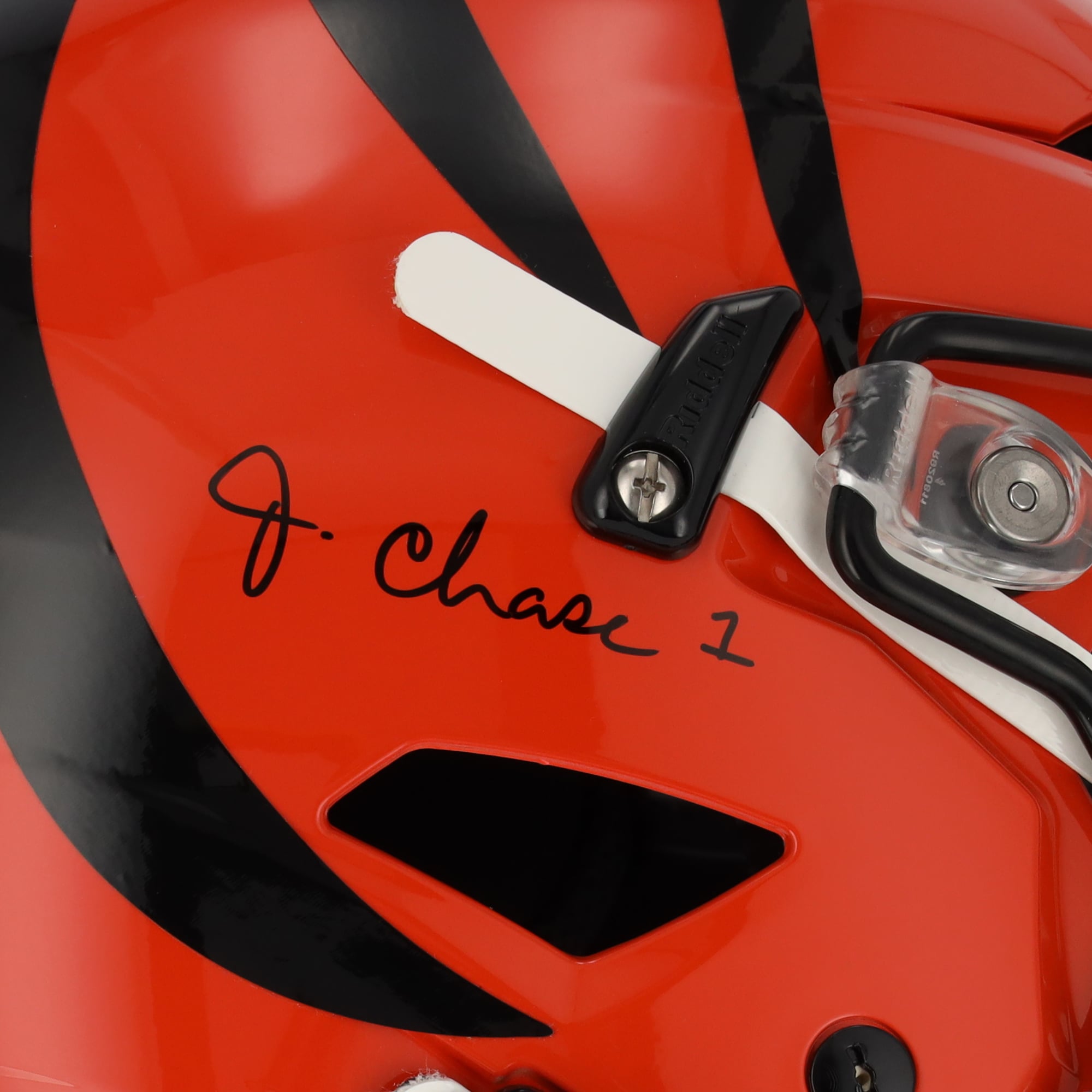 Casque authentique Riddell Speed ​​Flex autographié par Ja'Marr Chase des Bengals de Cincinnati