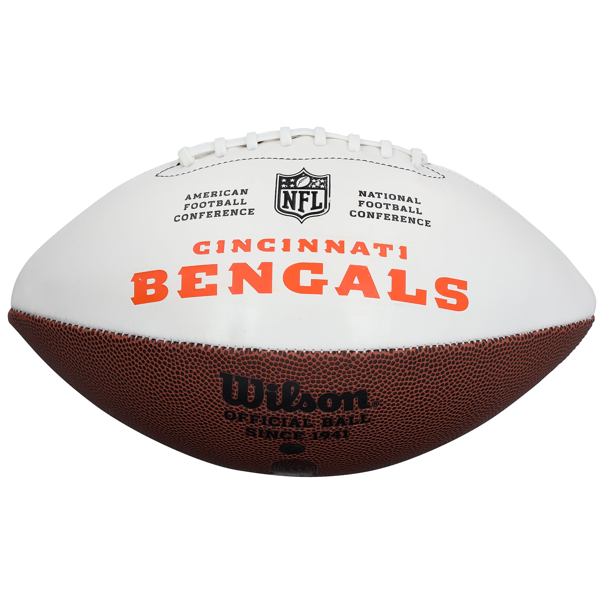 Ja'Marr Chase Cincinnati Bengals Autographed Wilson White Panel Football