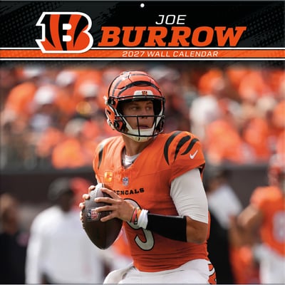 Joe Burrow Cincinnati Bengals 12" x 12" 2027 Player Wall Calendar