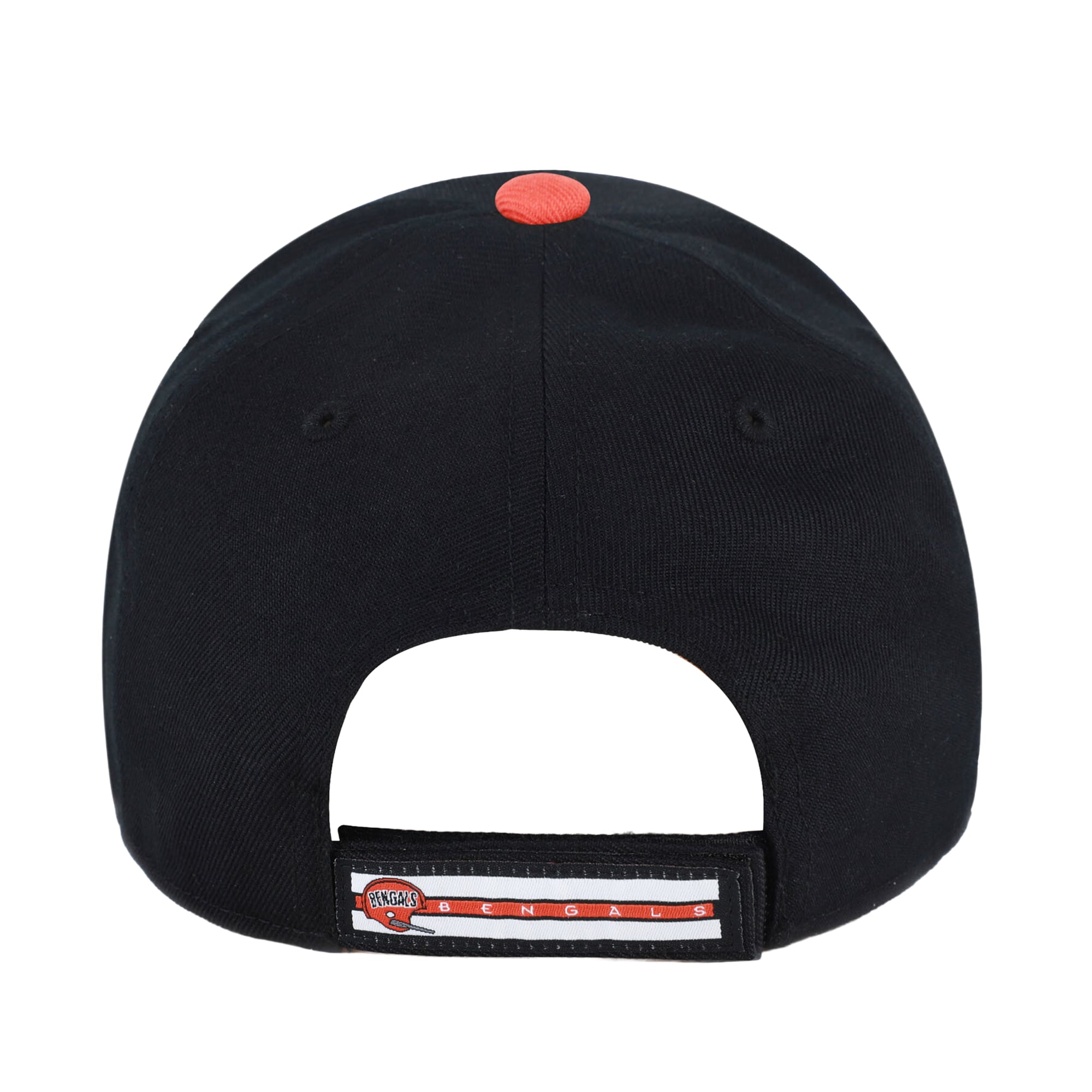 Men's '47 Black Cincinnati Bengals Throwback MVP Adjustable Hat