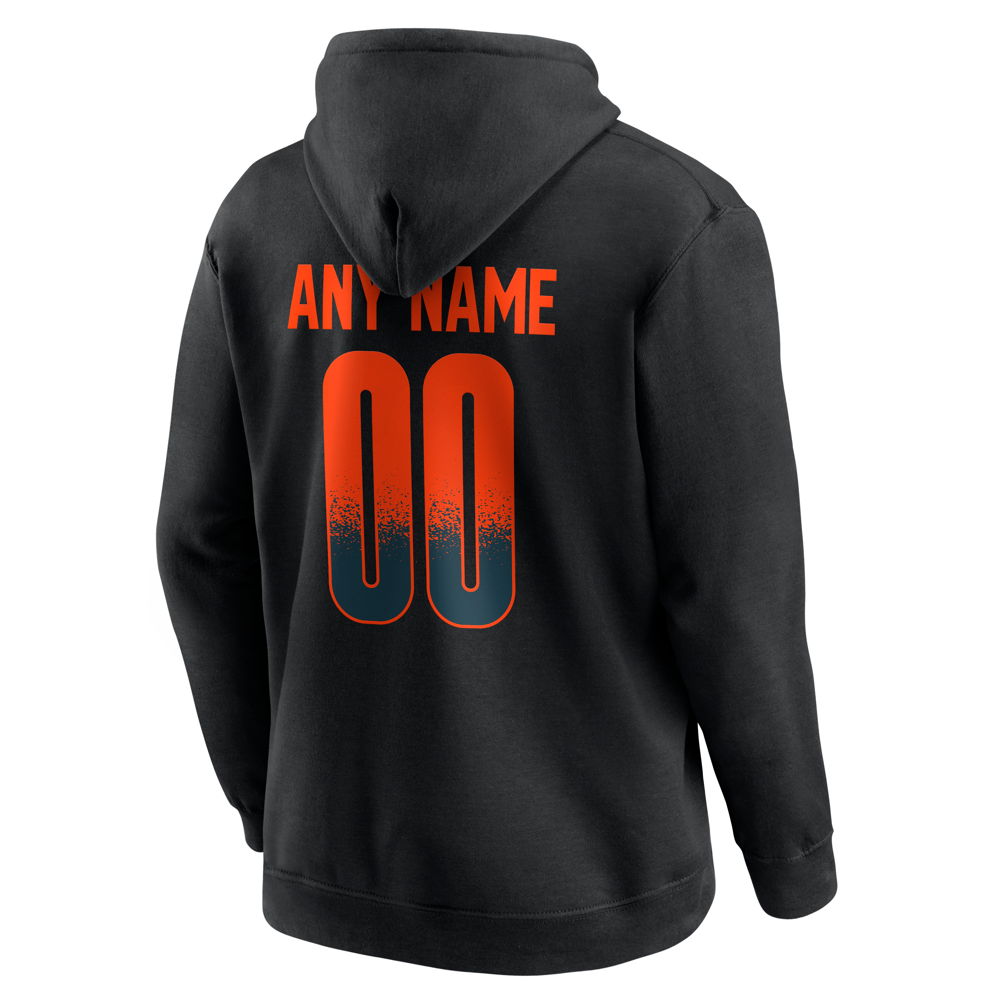 Men's Black Cincinnati Bengals Home Field Pop Personalized Name & Number Hoodie