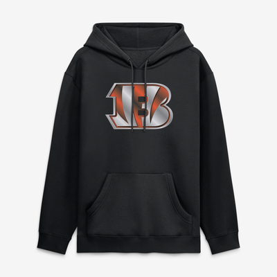 Cincinnati Bengals  Metallic Mascot Hoodie - Black