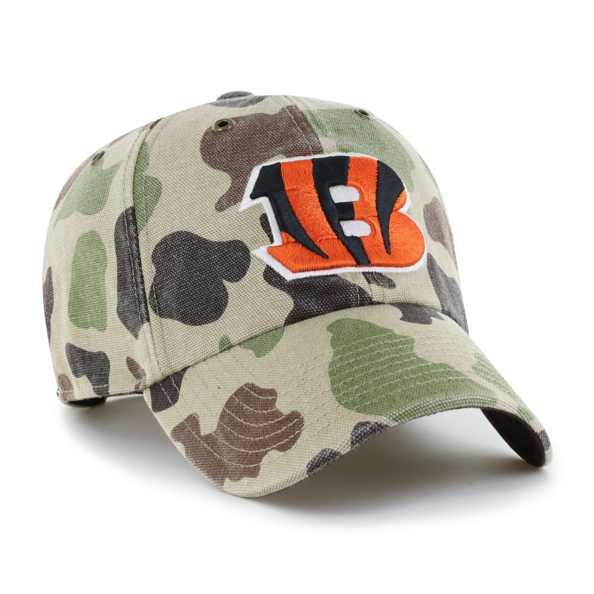 Casquette ajustable Carhartt x '47 Duck Camo Cincinnati Bengals Clean Up pour homme