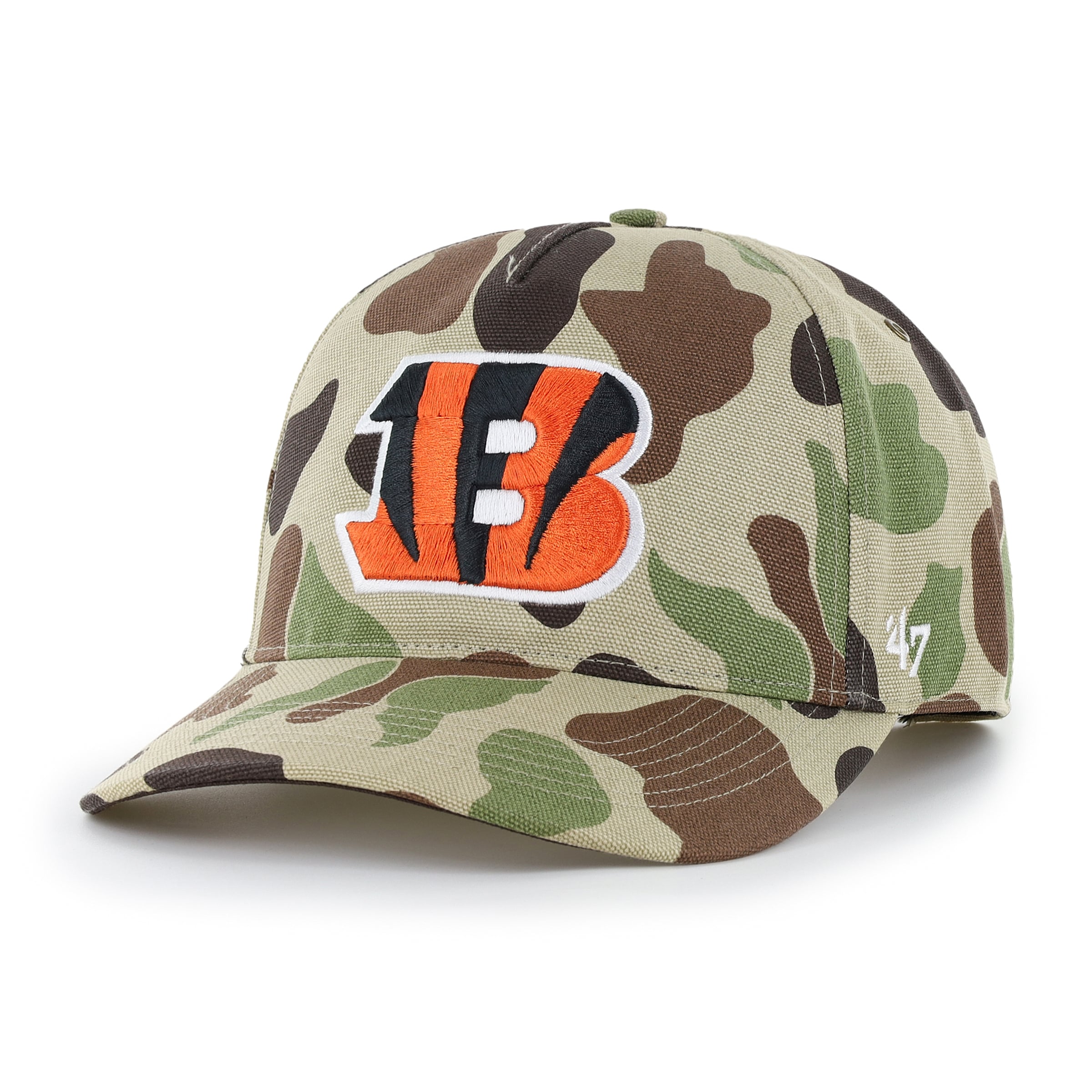 Casquette ajustable Carhartt x '47 Duck Camo Cincinnati Bengals Hitch pour homme