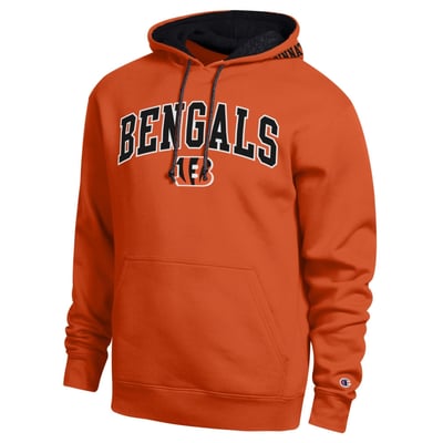  Cincinnati Bengals Champion Contrast Hoodie - Orange/Black